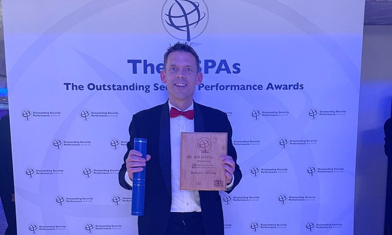Gallagher Security named Outstanding Security Equipment Manufacturer for the second year in a row at 2024 UK OSPAs